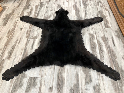 Black Bear rug - #00943